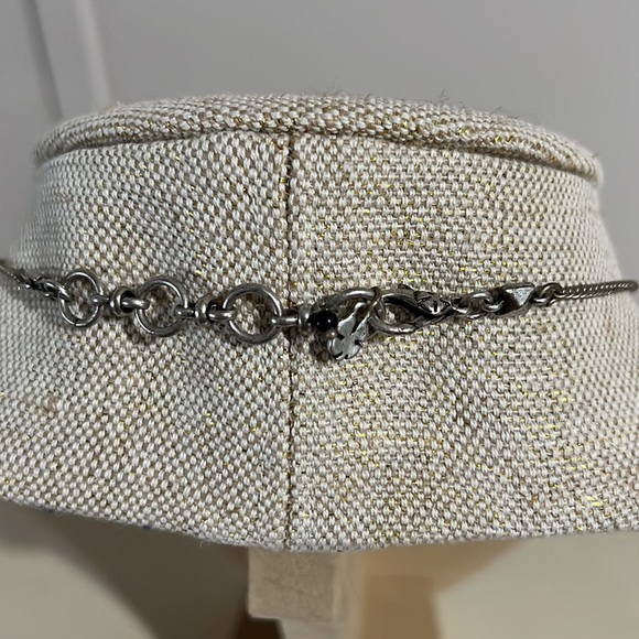 Lucky Brand Silver chain necklace with purple stone - Picture 7 of 9